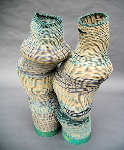 Together a pair of baskets by Judy Goodman